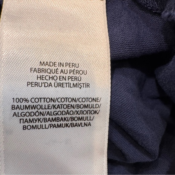 Pink Pony Ralph Lauren LOVE Tee Shirt Cotton Navy & Pink Size SP - Picture 9 of 9